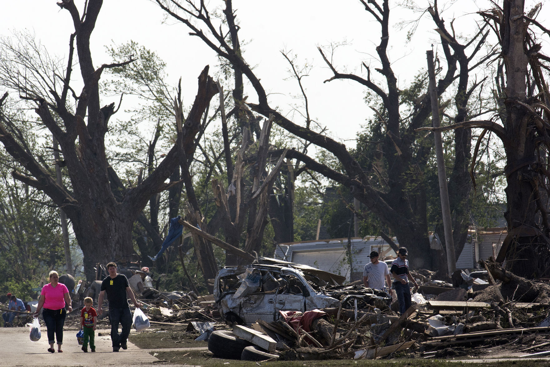 Pilger tornado damage